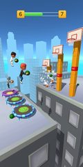 Screenshot 3: Jump Up 3D: Jump Dunk - Trampoline Basketball game