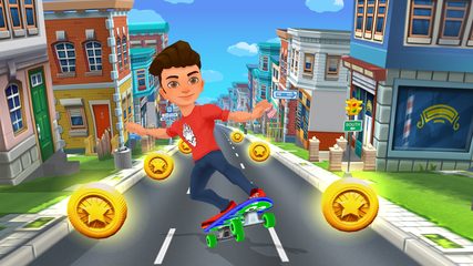 Screenshot 3: Skater Rush Endless Skateboard