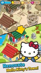 Screenshot 1: Hello Kitty - Merge Town
