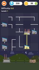 Screenshot 1: Powerline - Logic Puzzles Free
