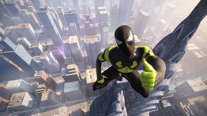 Screenshot 1: Rope Frog Ninja Hero Car Vegas