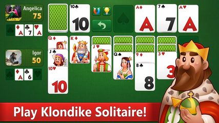 Screenshot 1: Klondike Solitaire card game