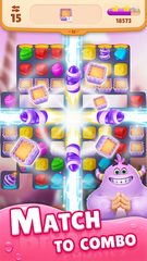 Screenshot 2: Match 3 Games - Sweet Crunch