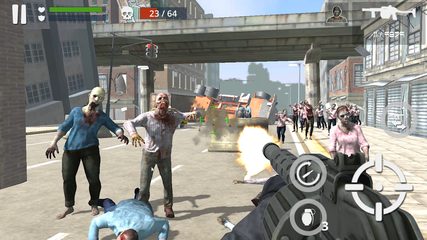 Screenshot 5: Dead Zombie Battle : Zombie Defense Warfare