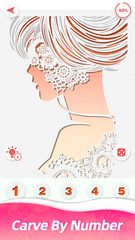 Screenshot 1: Paper Art: Unique 2D/3D Paper Carving by Number