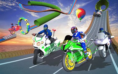 Screenshot 18: Police bike Stunt Bike Racing