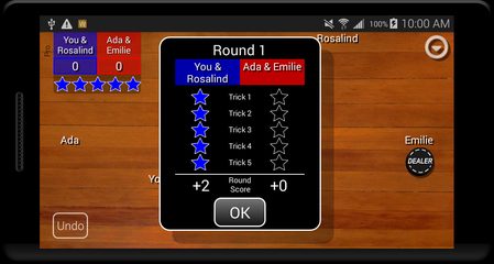 Screenshot 3: Euchre Card Classic