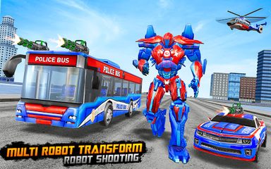 Screenshot 7: Bus Robot Car War - Robot Game