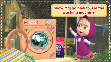 Screenshot 5: Masha and the Bear: House Cleaning Games for Girls