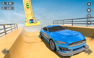 Screenshot 2: Crazy Car Stunts - Mega Ramp