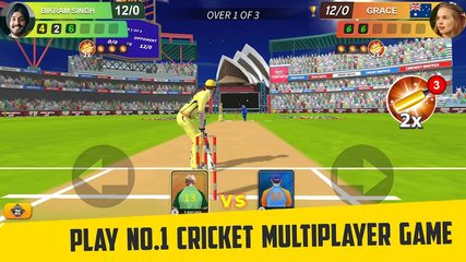Screenshot 2: Cricket Battle Live: Play 1v1 Cricket Multiplayer