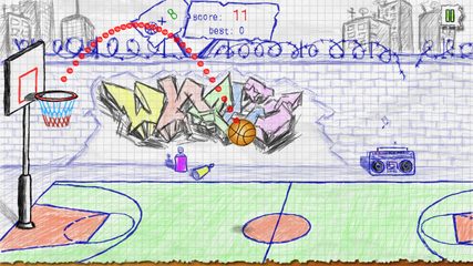 Screenshot 3: Doodle Basketball