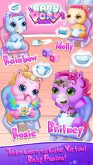 Screenshot 1: Baby Pony Sisters - Virtual Pet Care & Horse Nanny