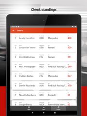 Screenshot 18: Formula 2021 Calendar & Standings