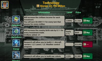 Screenshot 4: World Leaders Online: Turn-Based Strategy MMO Game