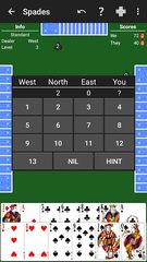 Screenshot 1: Spades by NeuralPlay
