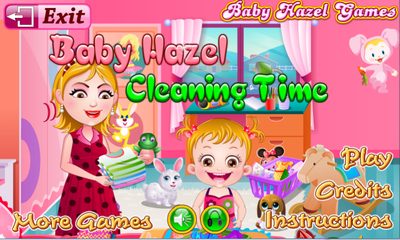 Screenshot 3: Baby Hazel Cleaning Time