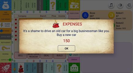 Screenshot 17: Monopolist Business Dice Board
