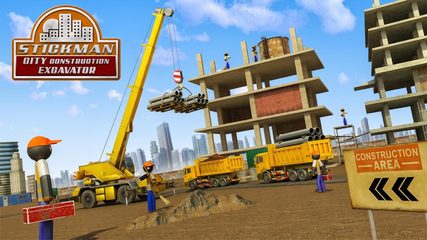 Screenshot 5: Stickman City Construction