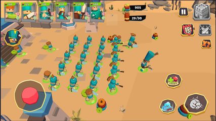 Screenshot 2: War of Toys: Strategy Simulator Game