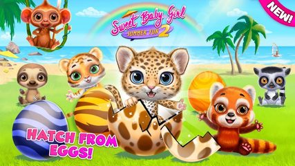 Screenshot 1: Sweet Baby Girl Summer Fun 2 - Sunny Makeover Game