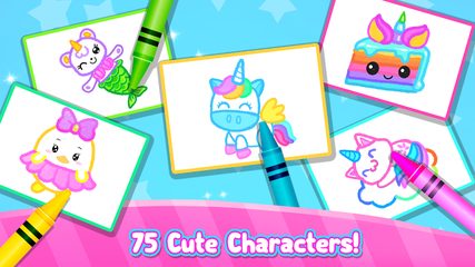 Screenshot 14: Rainbow Glitter Drawing Book