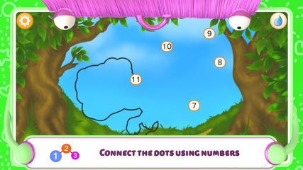 Screenshot 3: Connect the Dots  - Dinosaurs