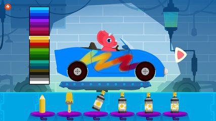 Screenshot 1: Dinosaur Car - Games for kids