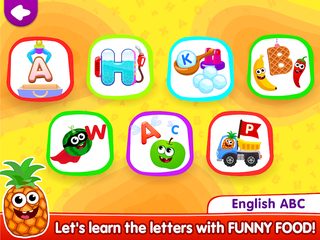 Screenshot 17: Funny Food! learn ABC games for toddlers&babies