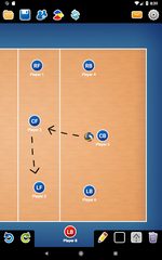 Screenshot 4: Coach Tactic Board: Volley
