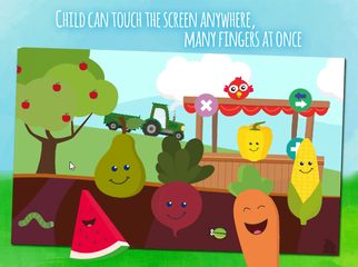 Screenshot 2: Animals & fruits -  game for toddlers from 1 year