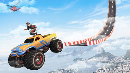 Screenshot 7: Superhero Car: Mega Ramp Games