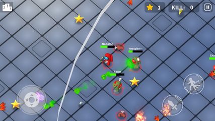 Screenshot 1: Among us VS Zombie .io