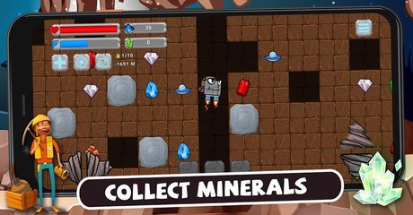 Screenshot 1: Digger Machine: dig and find minerals