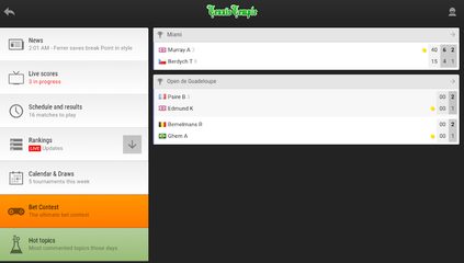 Screenshot 17: Tennis Temple - Live scores