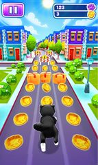 Screenshot 1: Cat Run: Kitty Runner Game