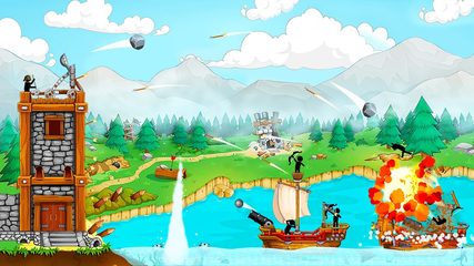 Screenshot 6: The Catapult: Stickman Pirates