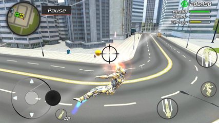 Screenshot 21: Super Crime Steel War Hero Iron Flying Mech Robot