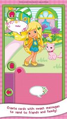 Screenshot 3: Strawberry Shortcake Card Maker Dress Up