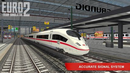 Screenshot 2: Euro Train Simulator 2