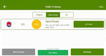 Screenshot 1: iTrackSoccer Stats