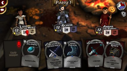 Screenshot 2: Traitors Empire Card RPG – Turn Based Strategy