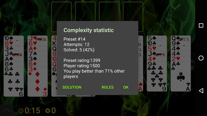 Screenshot 7: Selective Castle Solitaire