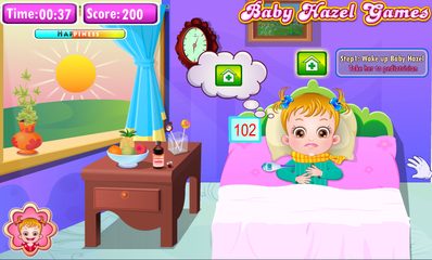 Screenshot 4: Baby Hazel Goes Sick