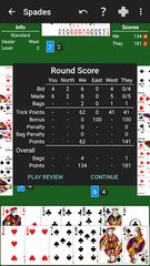 Screenshot 4: Spades by NeuralPlay