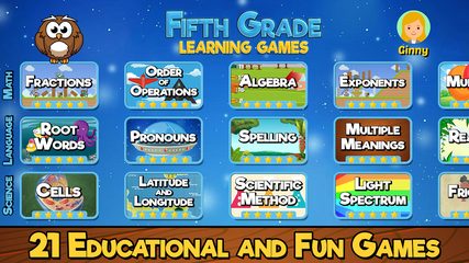 Screenshot 16: Fifth Grade Learning Games