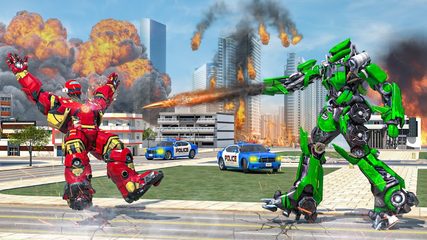 Screenshot 7: Helicopter Game - Robot Police
