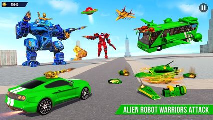 Screenshot 22: Army Bus Robot Car Game 3d