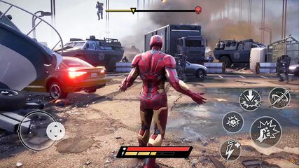 Screenshot 1: Iron Hero: Superhero Fighting