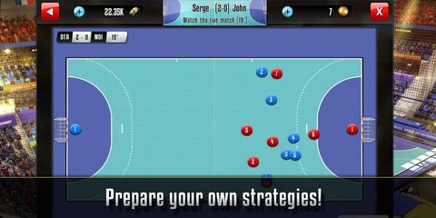Screenshot 3: Handball Manager